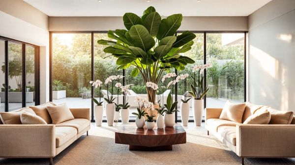 Découvrez les tendances de décoration intérieure avec des plantes élégantes