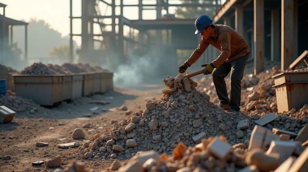 Évacuer les déchets d'un chantier : les solutions qui existent