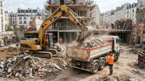 Évacuer les déchets d'un chantier : les solutions qui existent